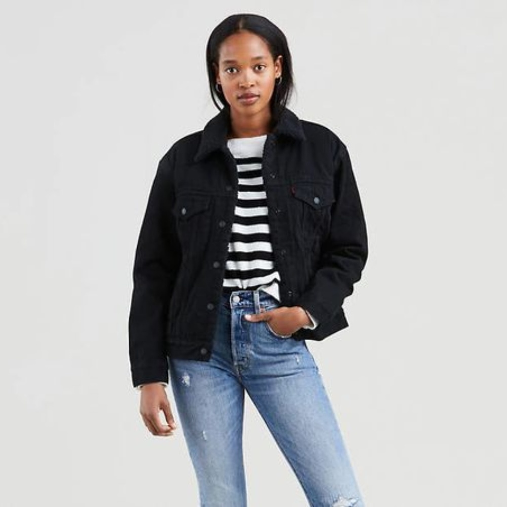 Levi Ex-Boyfriend Sherpa Trucker Jacket